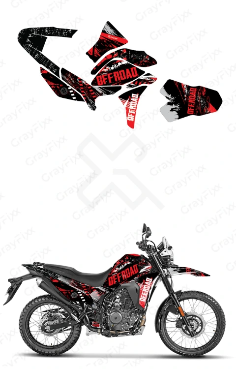 Off Road Edition Full Body Sticker Compatible with Xpulse 210 | Made in Premium Matte Vinyl with FPF (Fade Protection Film), Waterproof, Precut Sticker, Pack of 1